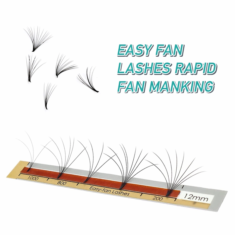 Hot Selling Matter Black Eyelash Extension Trays Easy Fan Lashes Rapid Fanning Save Your Time